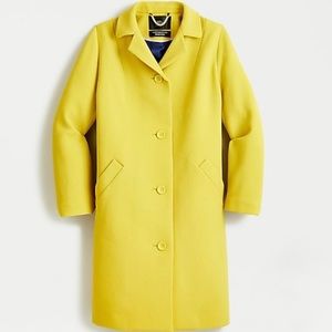 Car coat in Italian double-cloth wool